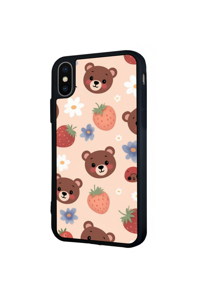 iPhone XS Max Uyumlu Ayı Tasarımlı Glossy Premium Kılıf