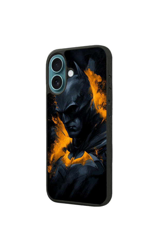 iPhone 16 Plus Uyumlu Batman Tasarımlı Glossy Premium Kılıf