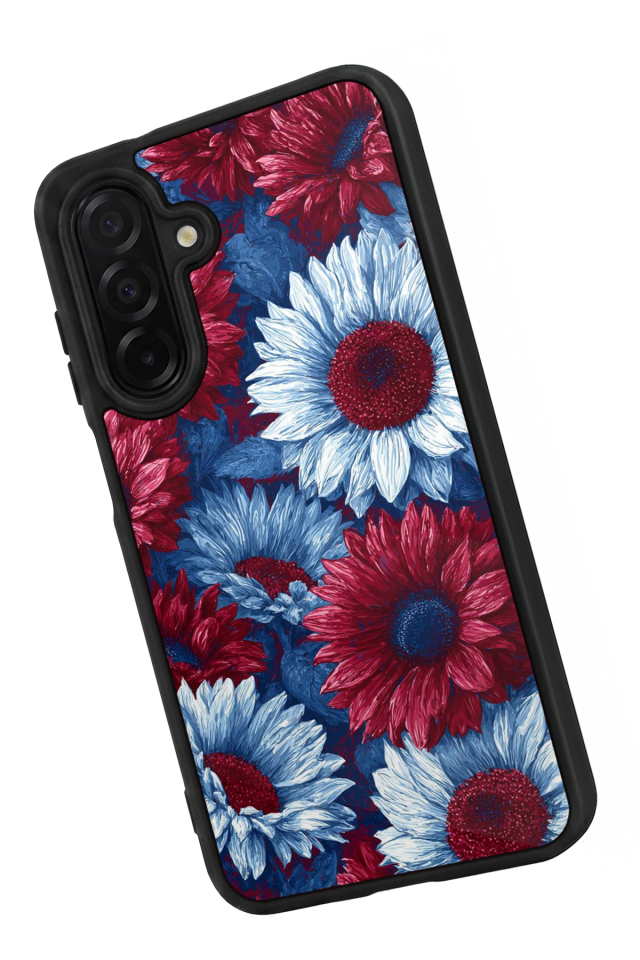 Samsung Galaxy A36 Uyumlu Cicek Tasarımlı Glossy Premium Kılıf