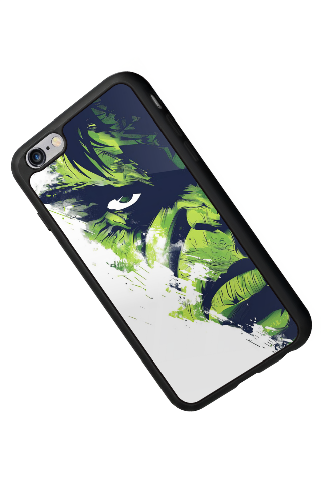 iPhone 6 Plus Uyumlu Hulk Tasarımlı Glossy Premium Kılıf