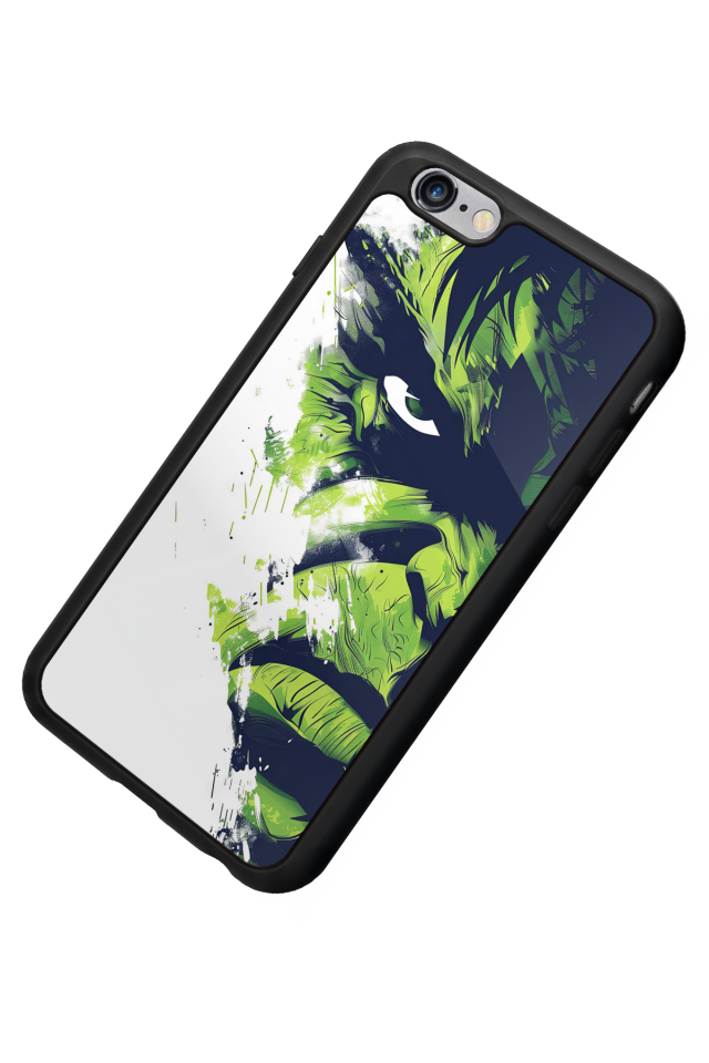 iPhone 6 Plus Uyumlu Hulk Tasarımlı Glossy Premium Kılıf