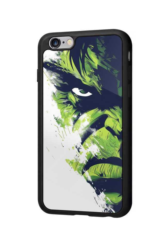 iPhone 6 Plus Uyumlu Hulk Tasarımlı Glossy Premium Kılıf