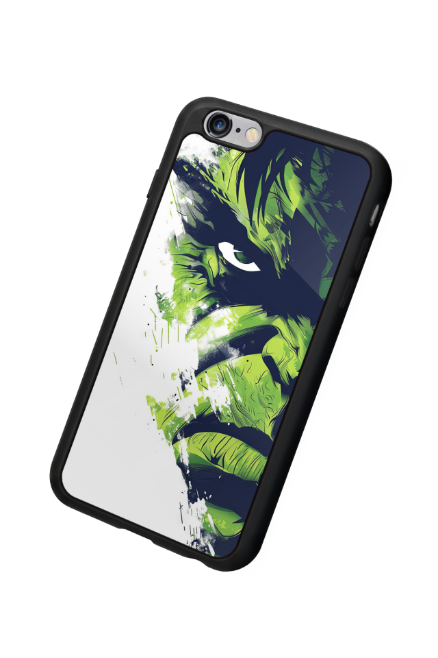 iPhone 6 Plus Uyumlu Hulk Tasarımlı Glossy Premium Kılıf