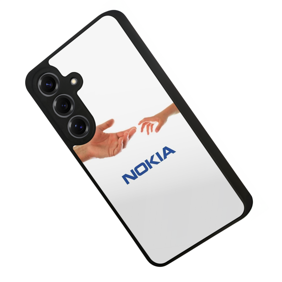 Samsung Galaxy S25 Uyumlu Nokia Tasarımlı Glossy Premium Kılıf