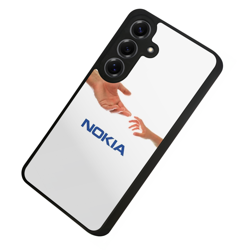 Samsung Galaxy S25 Uyumlu Nokia Tasarımlı Glossy Premium Kılıf