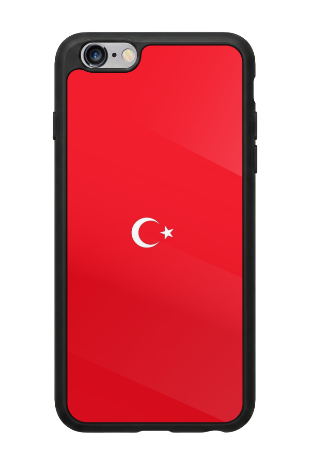 iPhone 6s Plus Uyumlu Türk Bayragi Tasarımlı Glossy Premium Kılıf