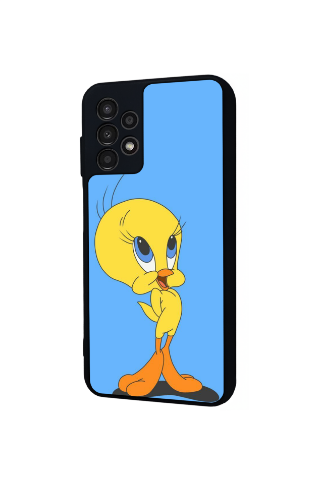 Samsung Galaxy A13 Uyumlu Tweety Tasarımlı Glossy Premium Kılıf