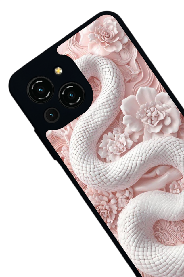 Reeder S23 Pro Max Uyumlu Yılan Tasarımlı Glossy Premium Kılıf