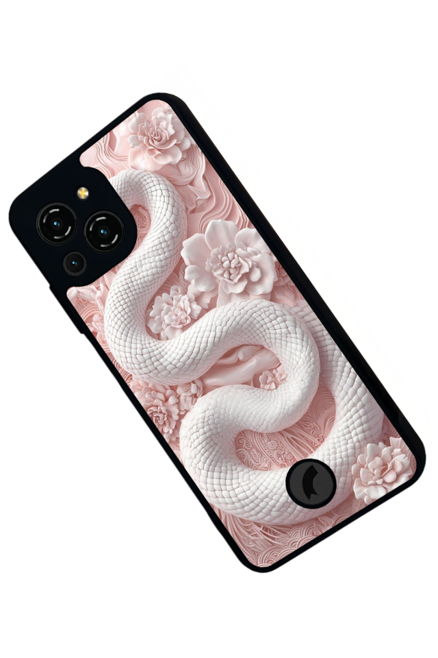 Reeder S23 Pro Max Uyumlu Yılan Tasarımlı Glossy Premium Kılıf