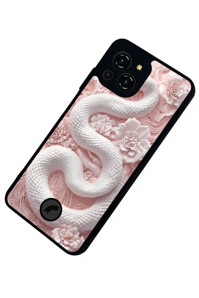 Reeder S23 Pro Max Uyumlu Yılan Tasarımlı Glossy Premium Kılıf