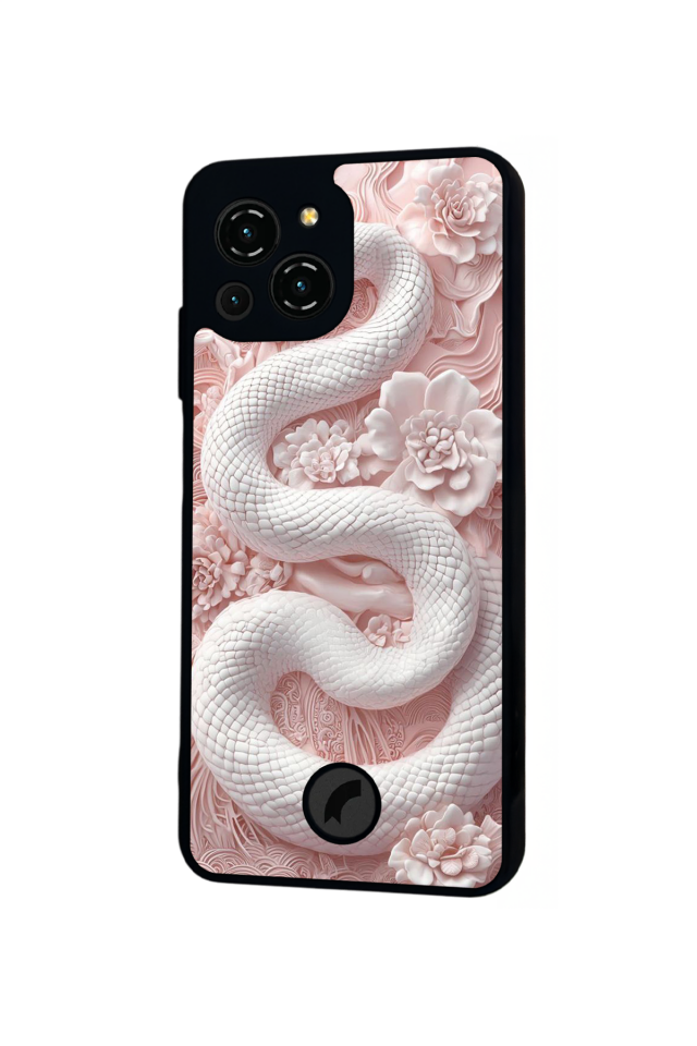 Reeder S23 Pro Max Uyumlu Yılan Tasarımlı Glossy Premium Kılıf