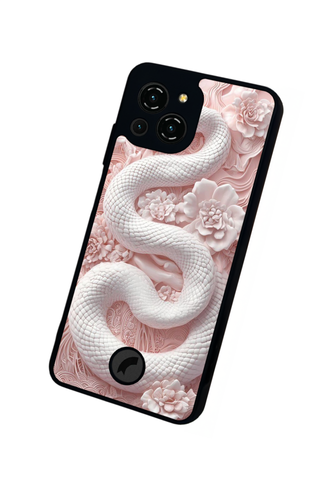 Reeder S23 Pro Max Uyumlu Yılan Tasarımlı Glossy Premium Kılıf