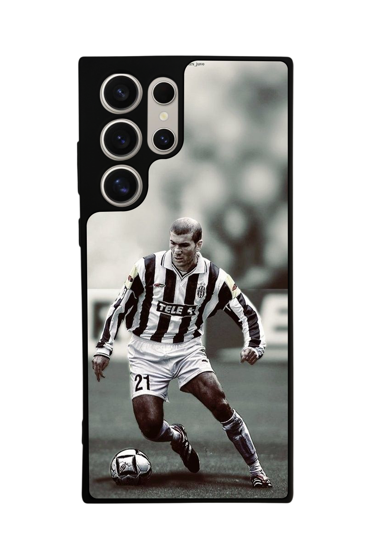 Samsung Galaxy S23 Ultra Uyumlu Zidane Tasarımlı Glossy Premium Kılıf