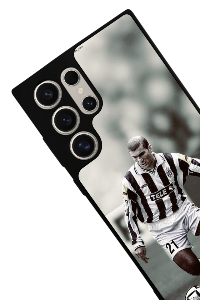 Samsung Galaxy S23 Ultra Uyumlu Zidane Tasarımlı Glossy Premium Kılıf