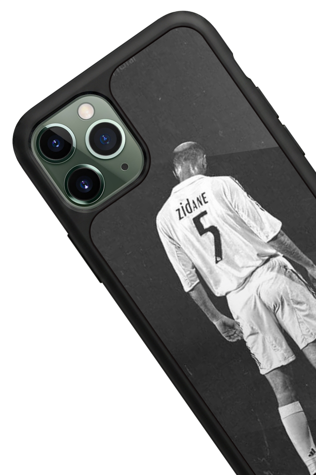 iPhone 11 Pro Uyumlu Zidane Tasarımlı Glossy Premium Kılıf