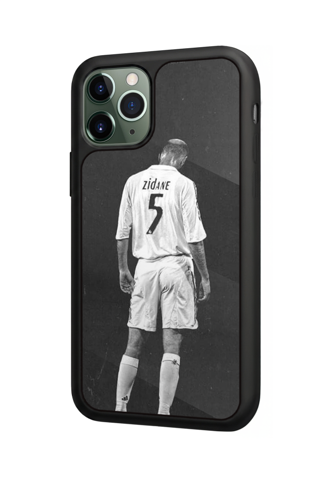 iPhone 11 Pro Uyumlu Zidane Tasarımlı Glossy Premium Kılıf