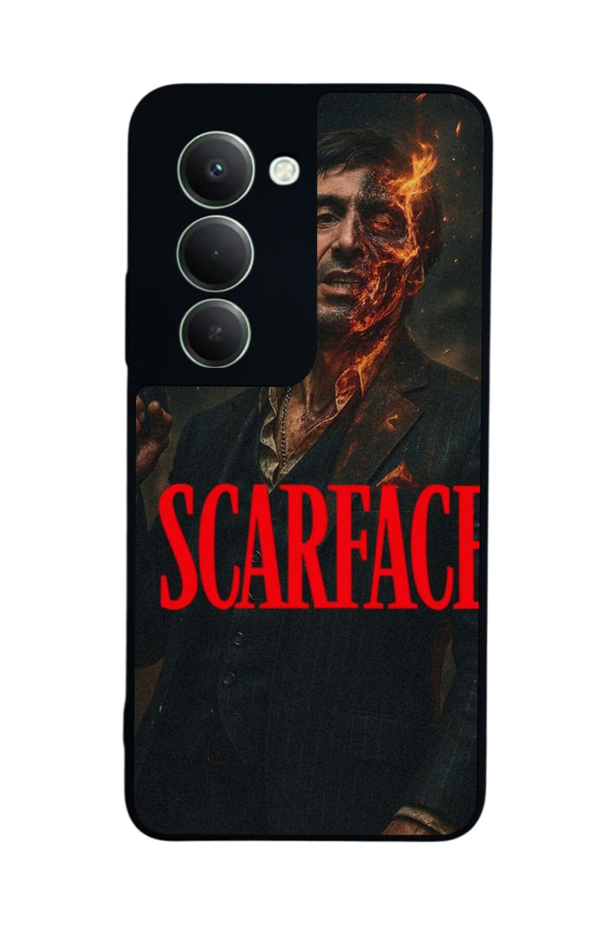 Xiaomi Redmi 15 5G Uyumlu Scarface Tasarımlı Glossy Premium Kılıf