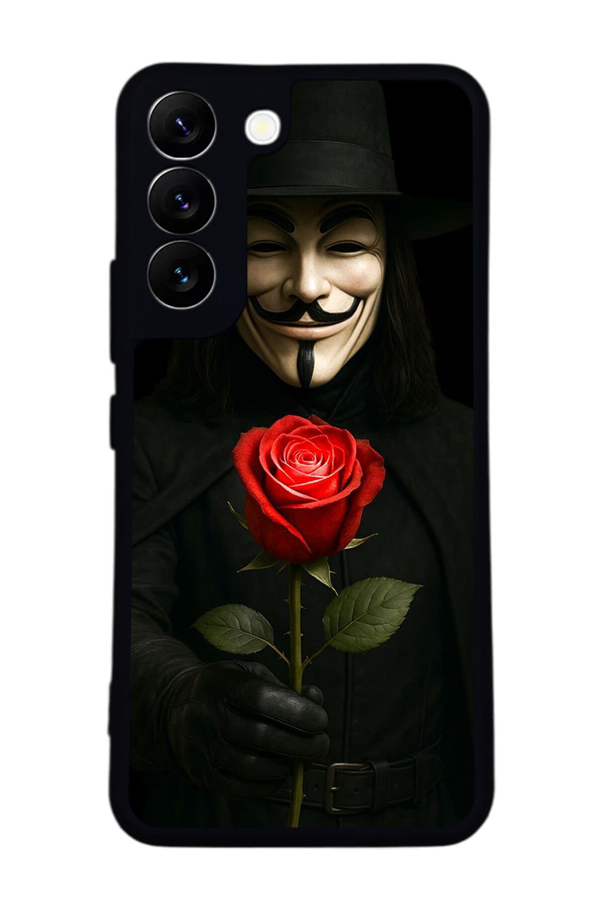 Samsung Galaxy S22 Uyumlu Vendetta Tasarımlı Glossy Premium Kılıf
