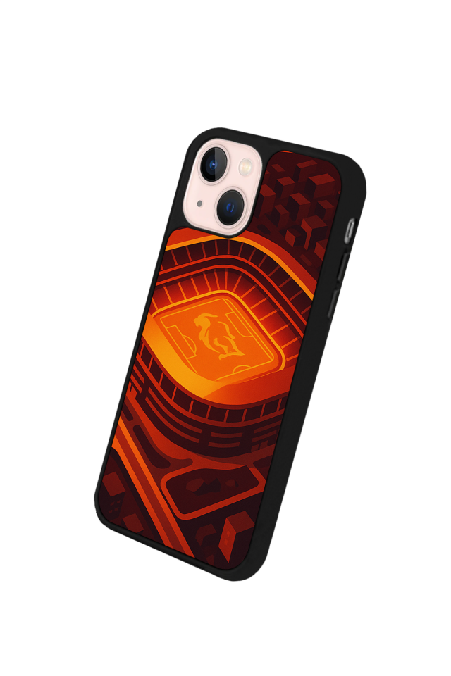 iPhone 13 Mini Uyumlu Aslan Tasarımlı Glossy Premium Kılıf