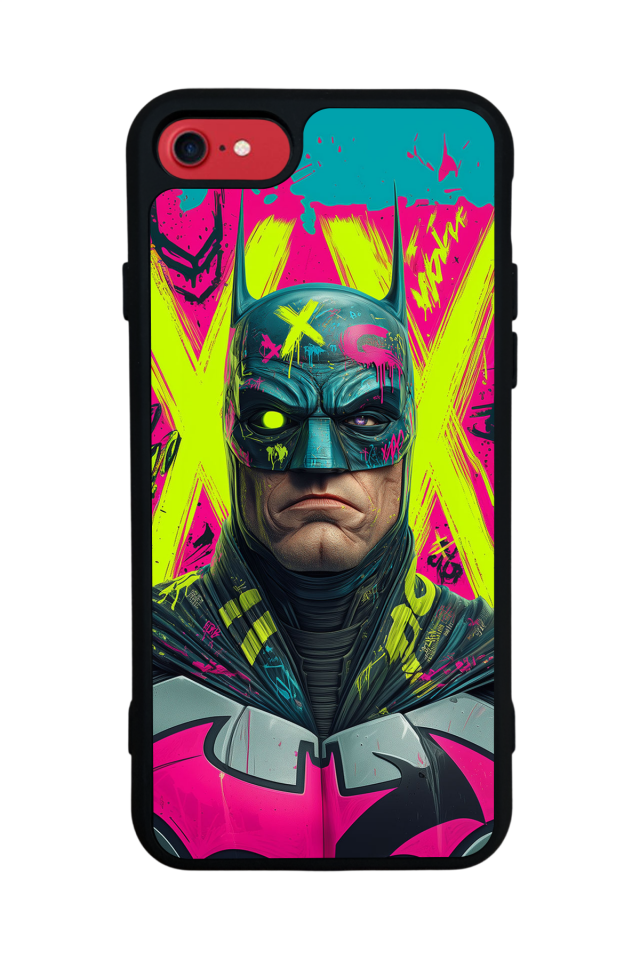iPhone SE Uyumlu Batman Tasarımlı Glossy Premium Kılıf