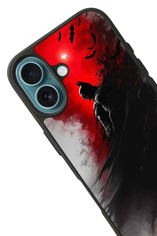 iPhone 16 Plus Uyumlu Batman Tasarımlı Glossy Premium Kılıf