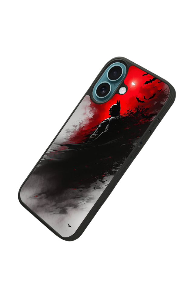 iPhone 16 Plus Uyumlu Batman Tasarımlı Glossy Premium Kılıf