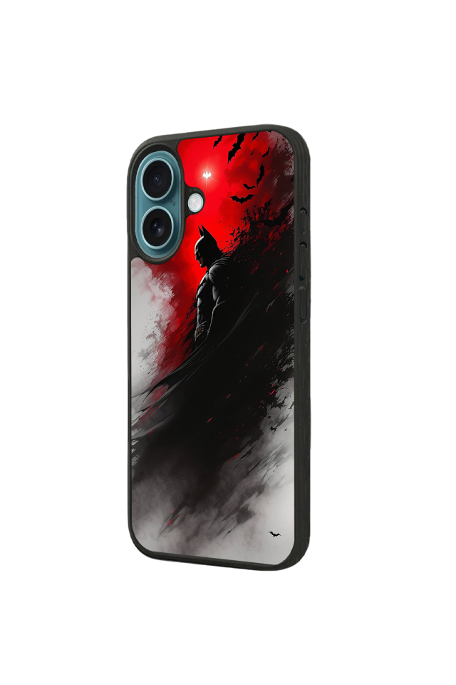 iPhone 16 Plus Uyumlu Batman Tasarımlı Glossy Premium Kılıf