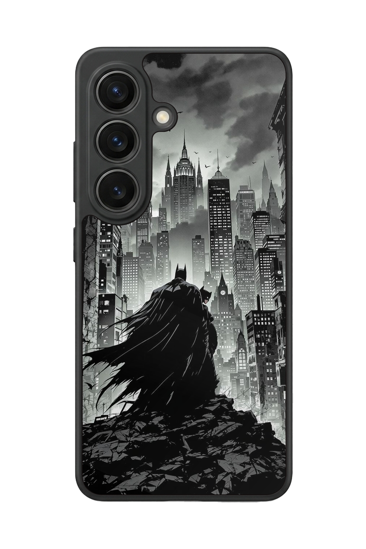 Samsung Galaxy S26 Uyumlu Batman Tasarımlı Glossy Premium Kılıf