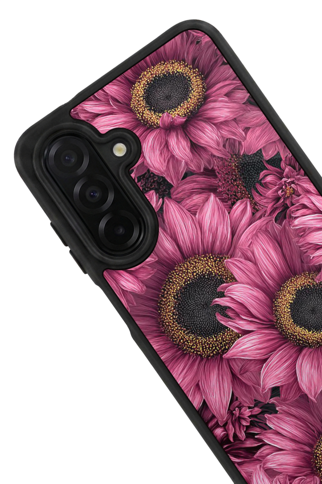 Samsung Galaxy A36 Uyumlu Cicek Tasarımlı Glossy Premium Kılıf