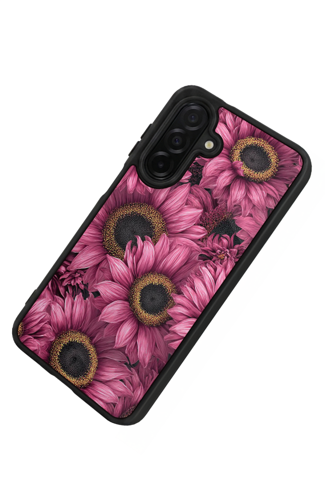 Samsung Galaxy A36 Uyumlu Cicek Tasarımlı Glossy Premium Kılıf
