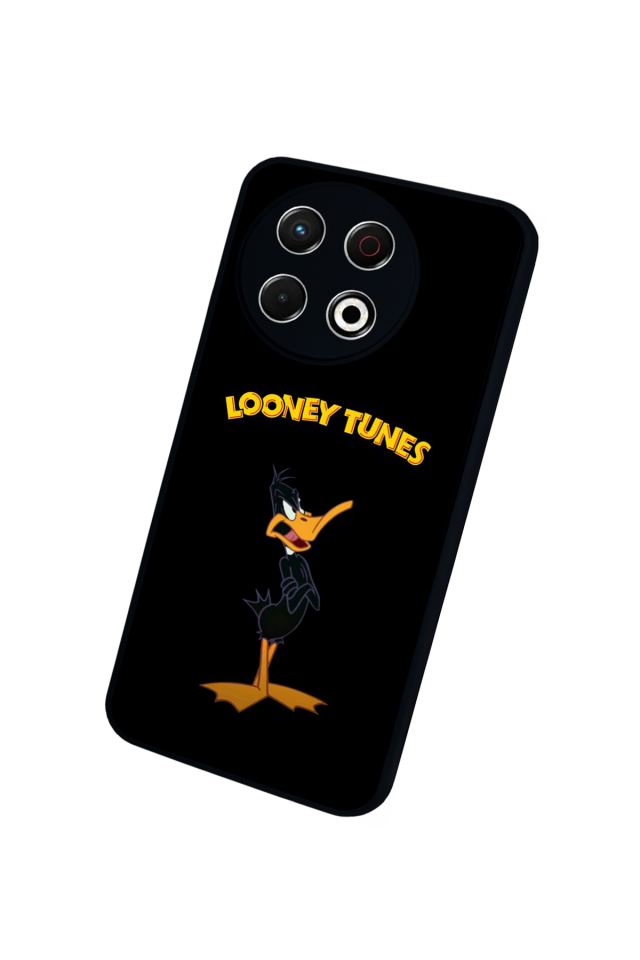 Tecno Spark 30 Pro Uyumlu Daffy duck Tasarımlı Glossy Premium Kılıf