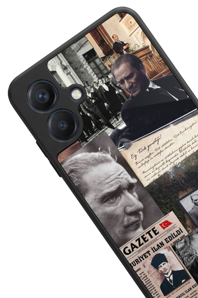 Samsung Galaxy A07 Uyumlu Mustafa Kemal Ataturk Tasarımlı Glossy Premium Kılıf