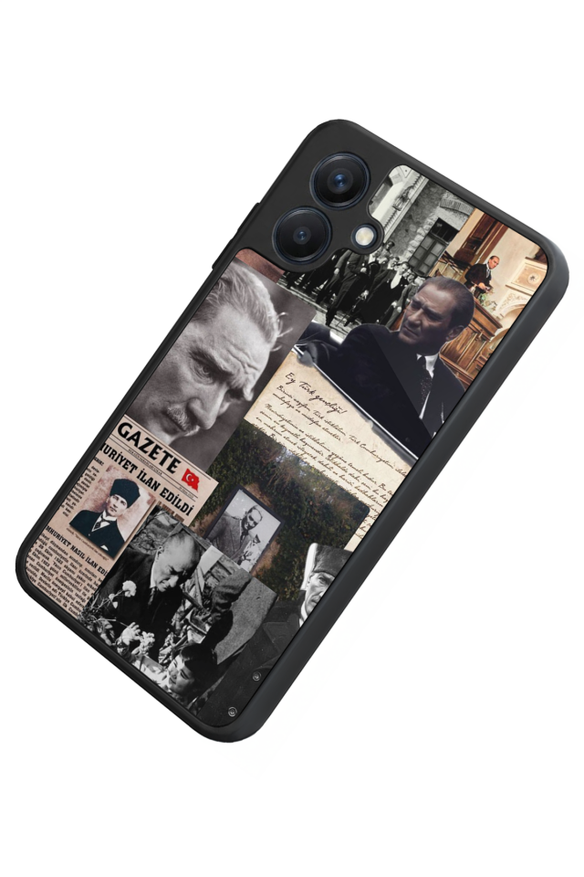 Samsung Galaxy A07 Uyumlu Mustafa Kemal Ataturk Tasarımlı Glossy Premium Kılıf