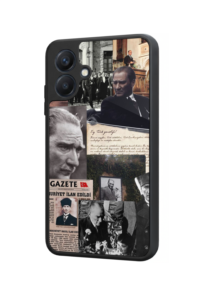 Samsung Galaxy A07 Uyumlu Mustafa Kemal Ataturk Tasarımlı Glossy Premium Kılıf