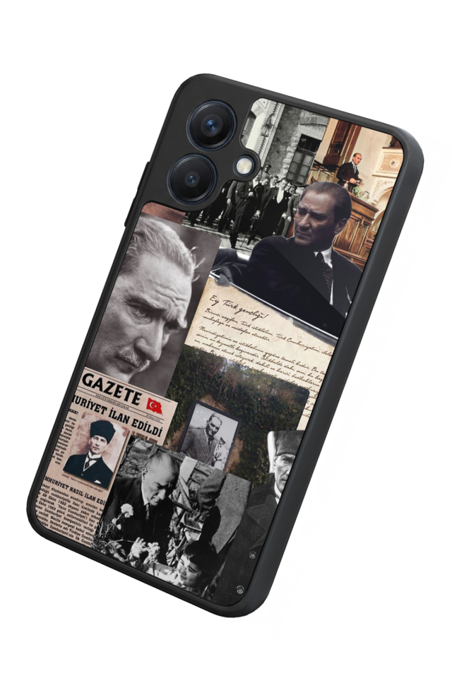 Samsung Galaxy A07 Uyumlu Mustafa Kemal Ataturk Tasarımlı Glossy Premium Kılıf