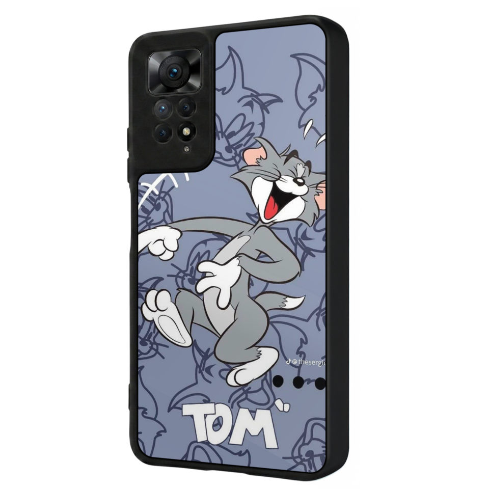Xiaomi Redmi Note 12 Pro Uyumlu Tom And Jerry Tasarımlı Glossy Premium Kılıf