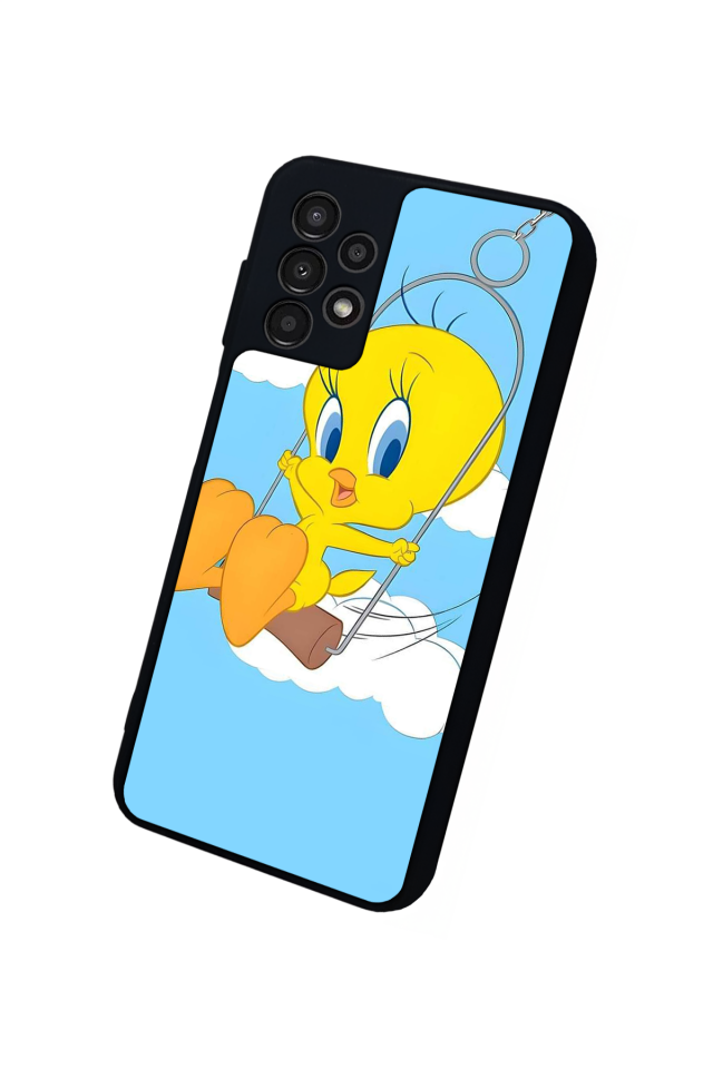 Samsung Galaxy A13 Uyumlu Tweety Tasarımlı Glossy Premium Kılıf