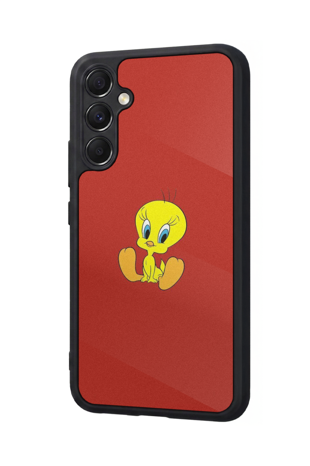 Samsung Galaxy M34 Uyumlu Tweety Tasarımlı Glossy Premium Kılıf