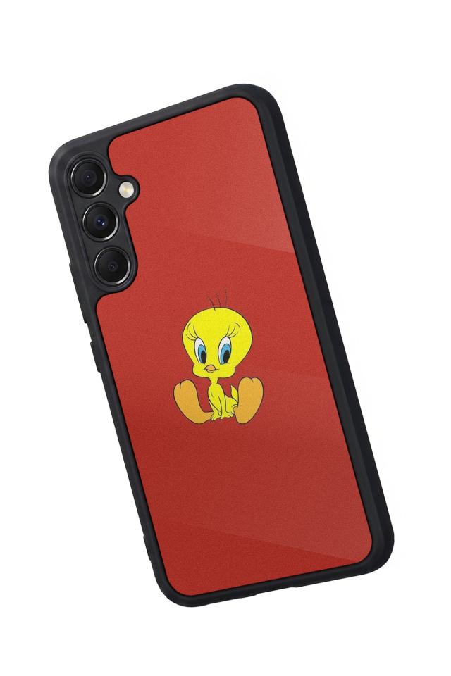 Samsung Galaxy M34 Uyumlu Tweety Tasarımlı Glossy Premium Kılıf