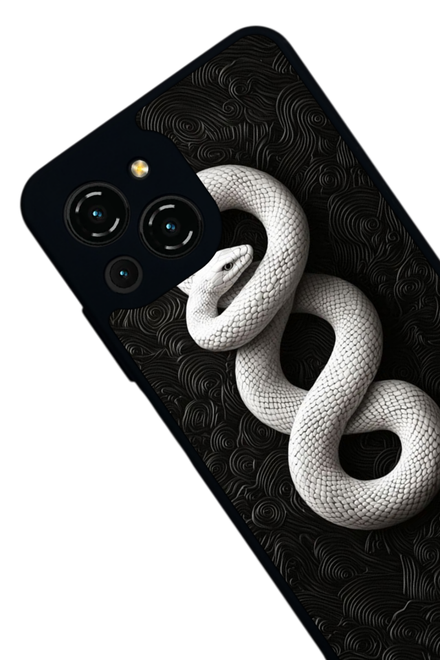 Reeder S23 Pro Max Uyumlu Yılan Tasarımlı Glossy Premium Kılıf