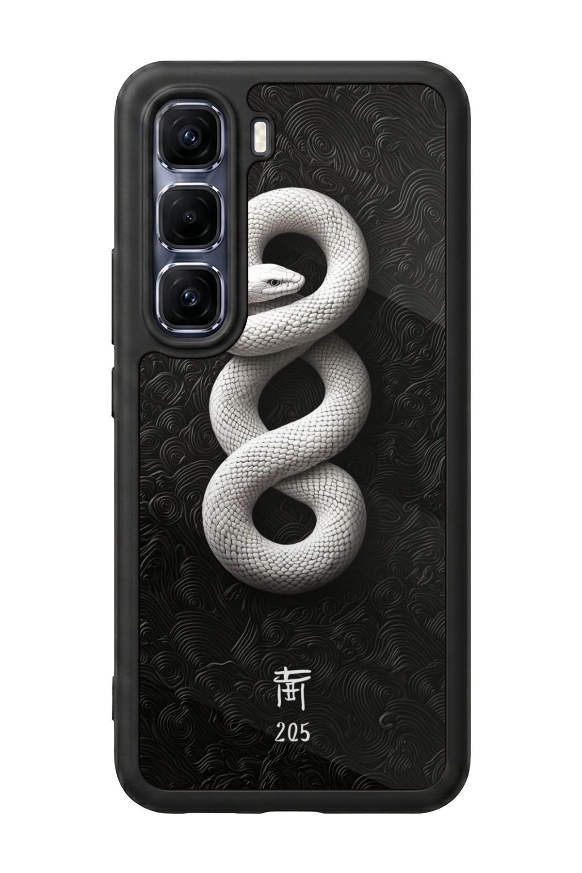 Infinix Hot 60 Pro Plus Uyumlu Yılan Tasarımlı Glossy Premium Kılıf