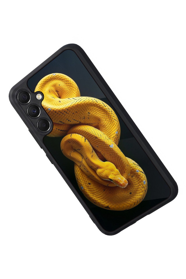 Samsung Galaxy A34 Uyumlu Yılan Tasarımlı Glossy Premium Kılıf