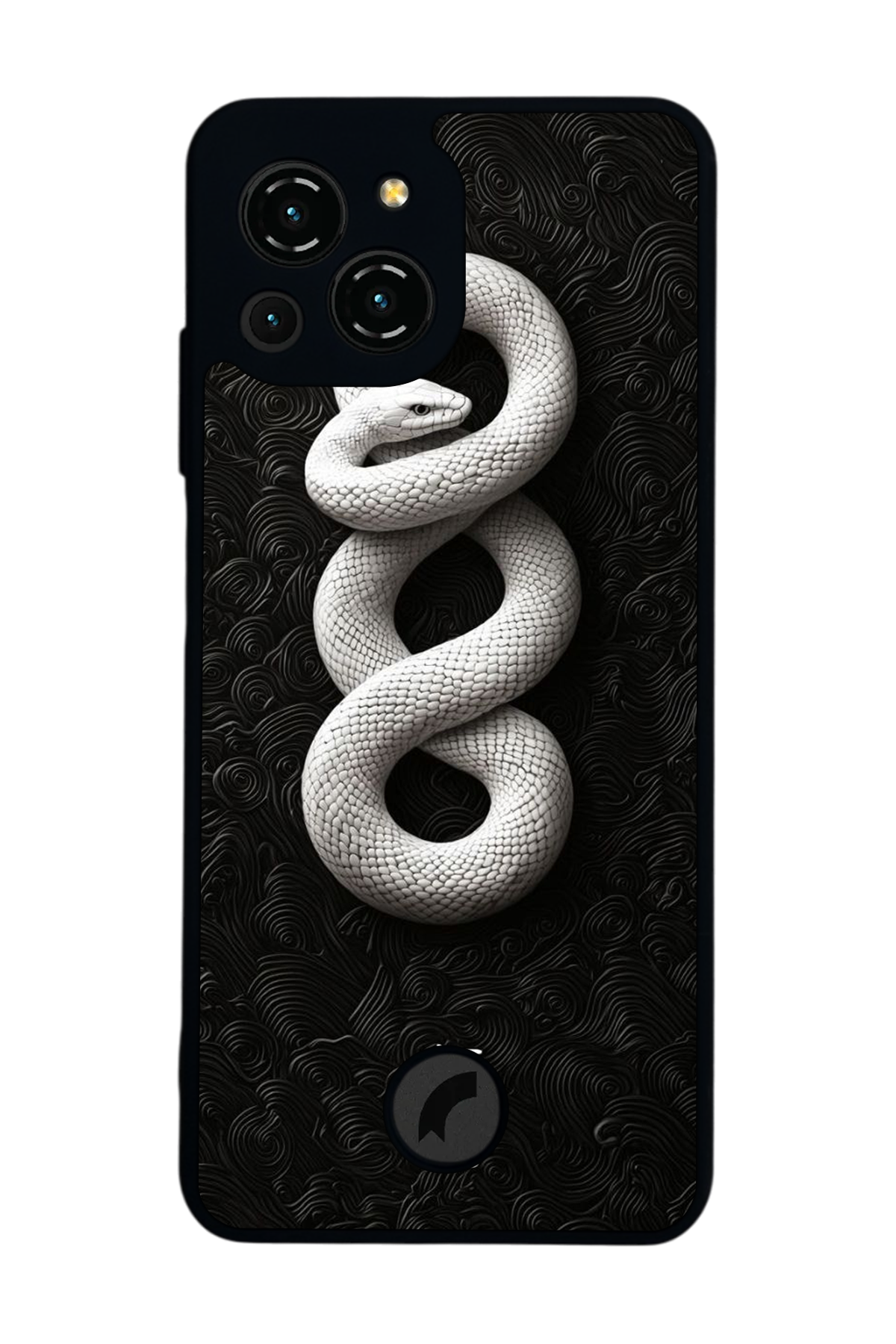 Reeder S23 Pro Max Uyumlu Yılan Tasarımlı Glossy Premium Kılıf