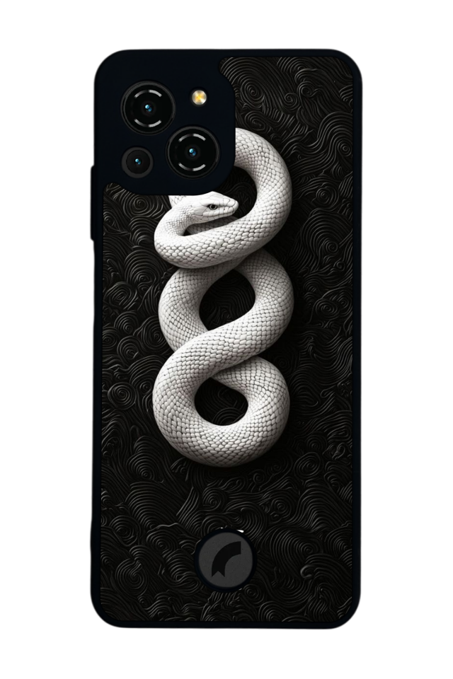 Reeder S23 Pro Max Uyumlu Yılan Tasarımlı Glossy Premium Kılıf