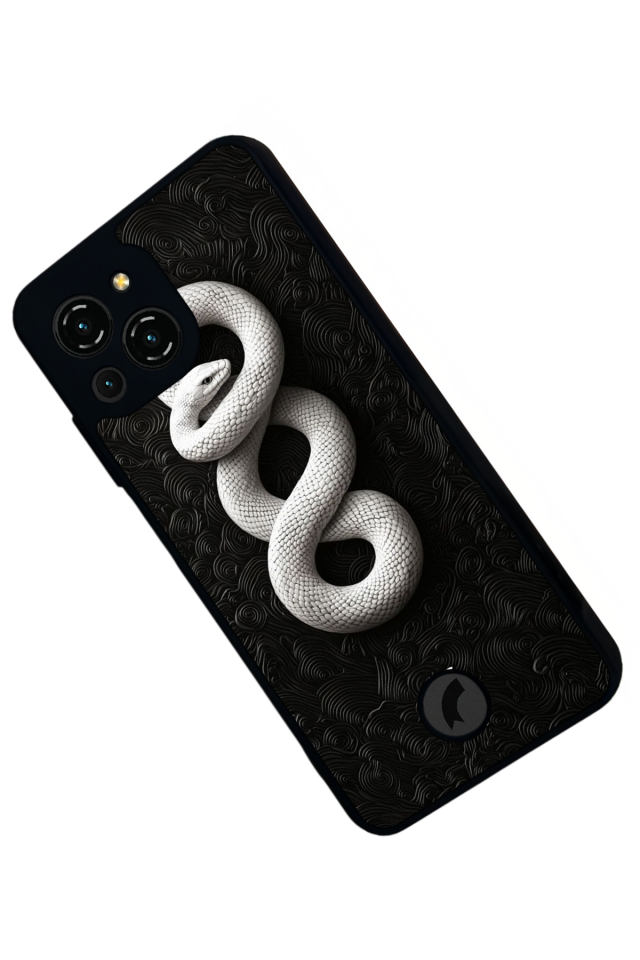 Reeder S23 Pro Max Uyumlu Yılan Tasarımlı Glossy Premium Kılıf