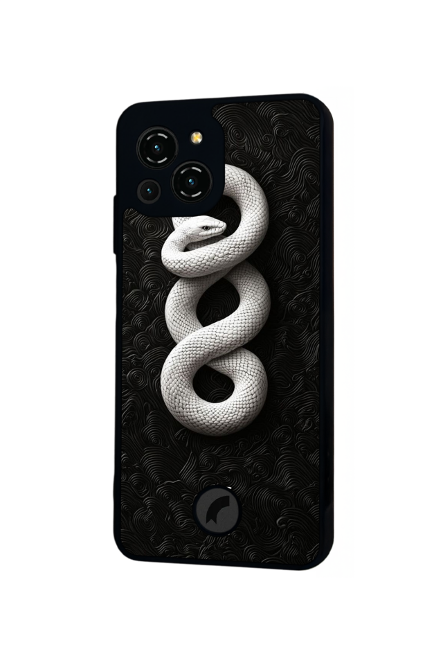 Reeder S23 Pro Max Uyumlu Yılan Tasarımlı Glossy Premium Kılıf