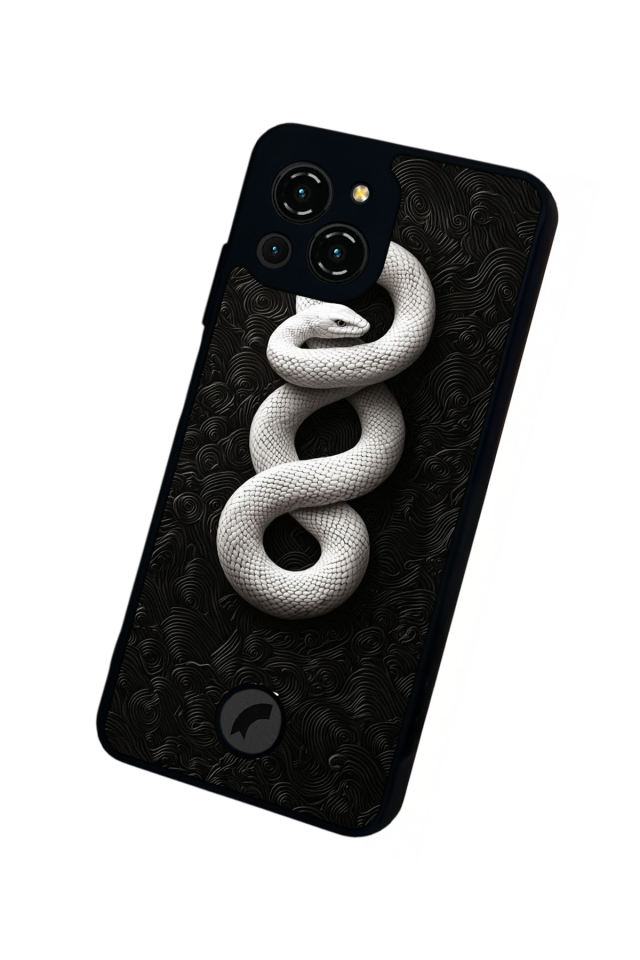 Reeder S23 Pro Max Uyumlu Yılan Tasarımlı Glossy Premium Kılıf