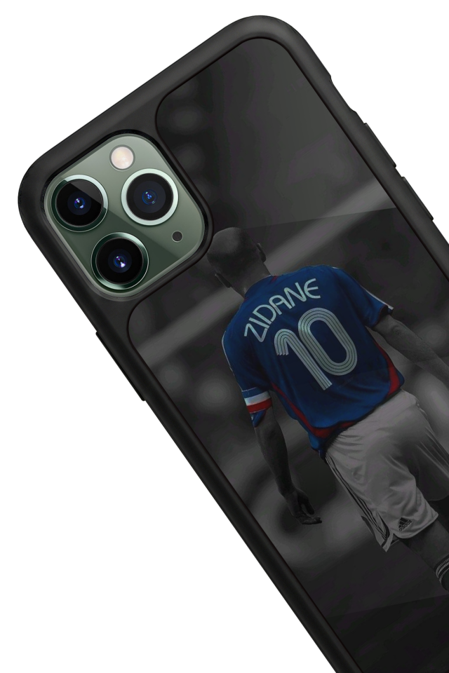 iPhone 11 Pro Uyumlu Zidane Tasarımlı Glossy Premium Kılıf
