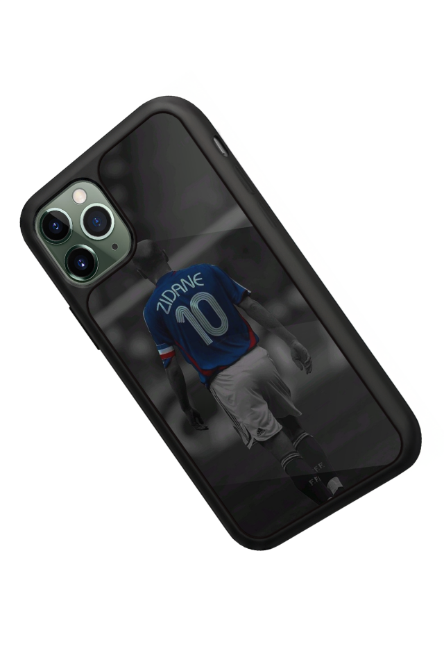 iPhone 11 Pro Uyumlu Zidane Tasarımlı Glossy Premium Kılıf