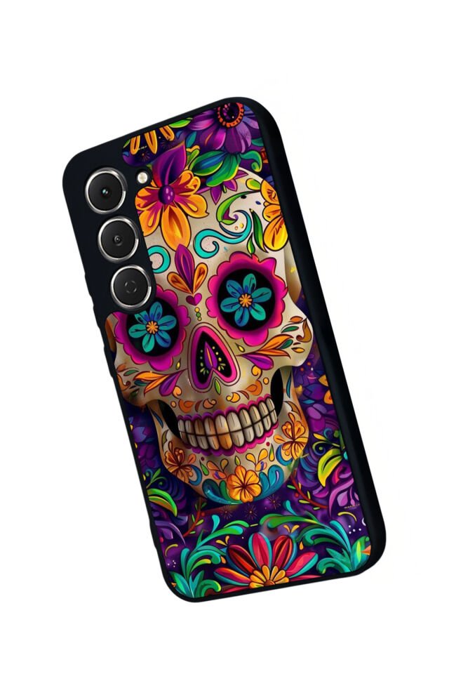 Tecno Spark 40 Pro Uyumlu KuruKafa Tasarımlı Glossy Premium Kılıf
